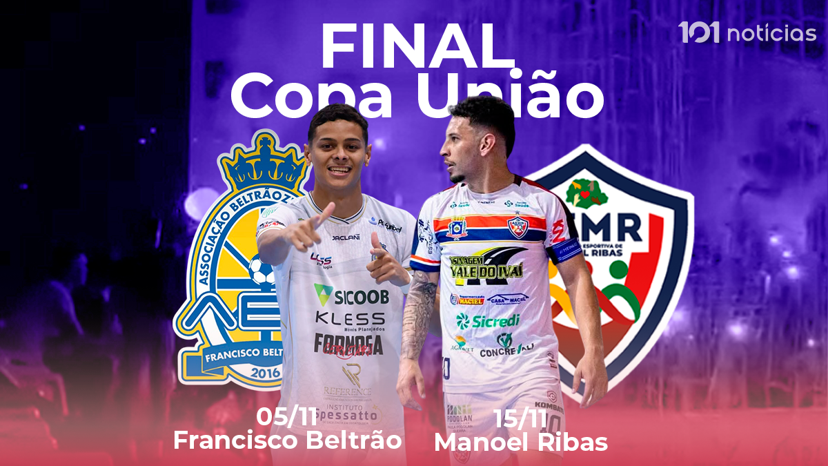 Datas definidas: Manoel Ribas e ABF Beltrão decidem a Copa União nos dias 05 e 15 de novembro