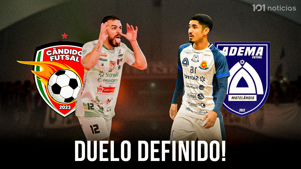 Cândido Futsal enfrenta Matelândia nas quartas da Série Bronze; duelo promete alto nível