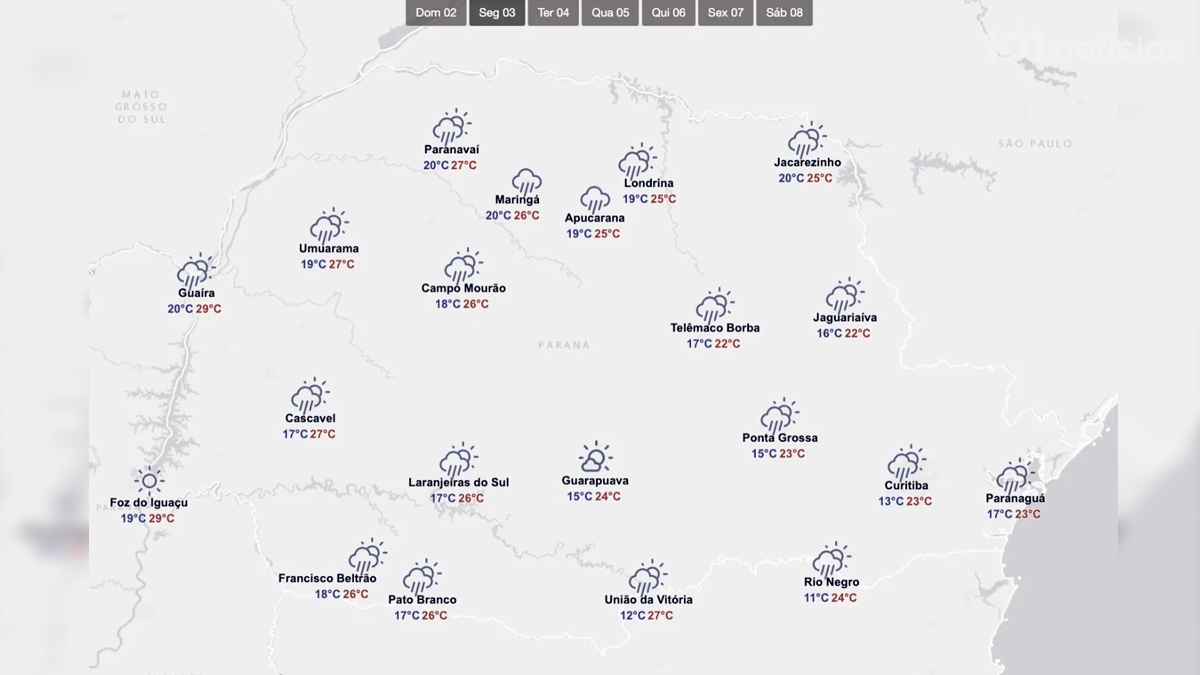 Chuvas do fim de semana batem recorde histórico de novembro no Paraná; Estado libera R$ 50 milhões