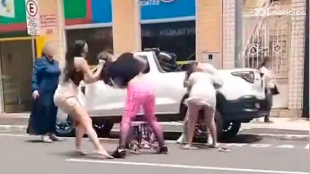 Briga entre mulheres causa tumulto no Centro de Ponta Grossa