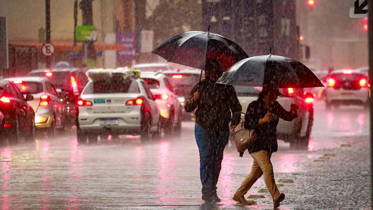 Simepar prevê 98% de chance de chuva forte para Ivaiporã e região nesta quarta-feira (29)