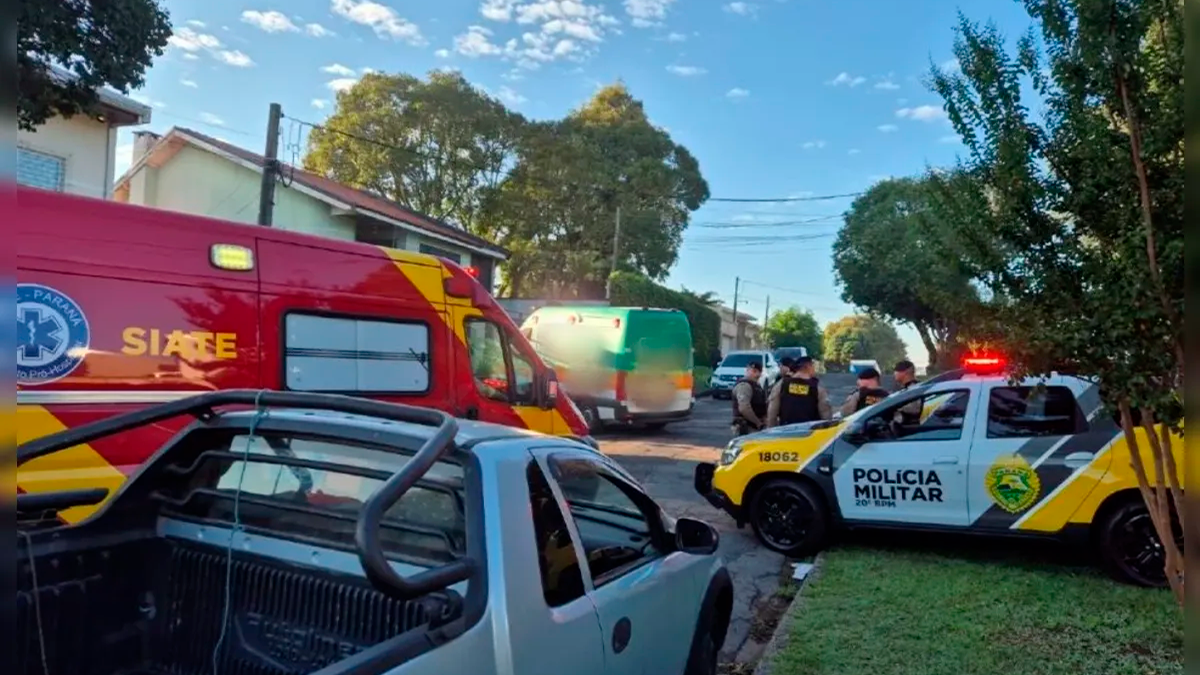 Homem em surto é baleado após avançar com faca contra PMs no Paraná
