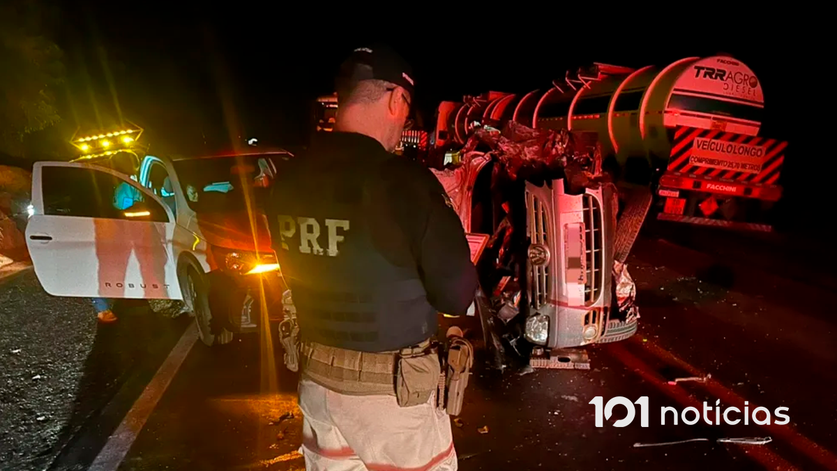 Grave acidente na BR-376 deixa três mortos, incluindo uma criança, no noroeste do Paraná