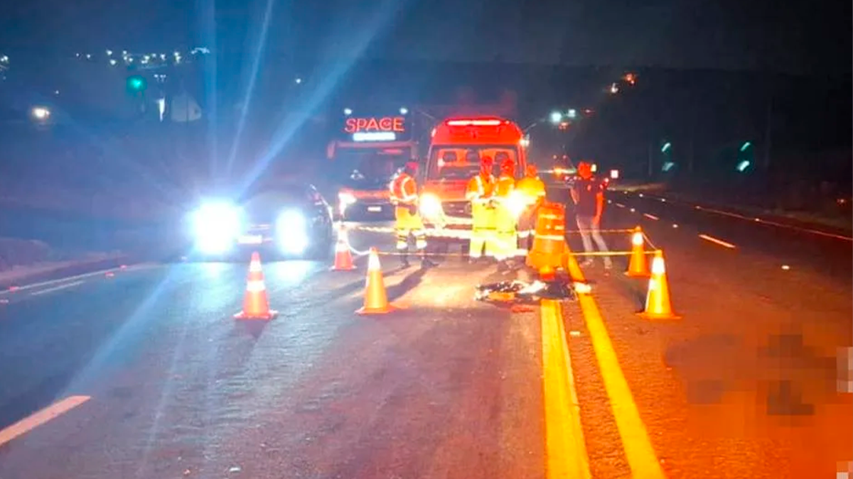 Mulher morre após ser atropelada por múltiplos veículos na PR-444 em Mandaguari