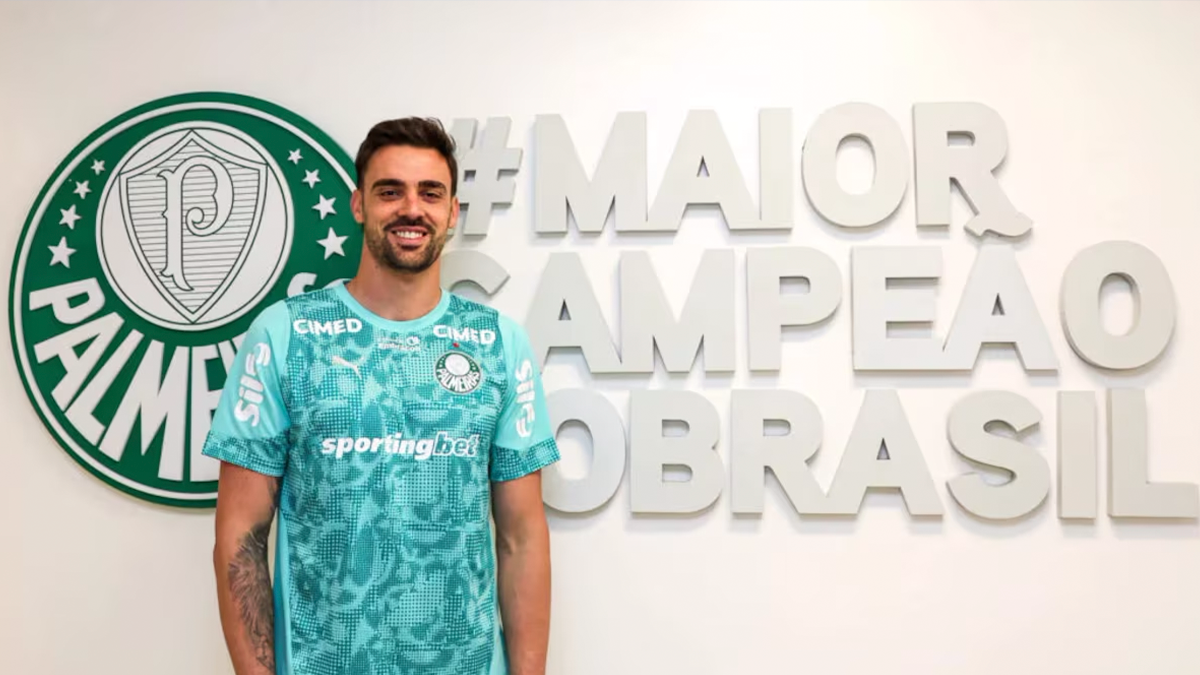 Palmeiras anuncia a contratação do goleiro Bruno Bertinato, ex-Portuguesa