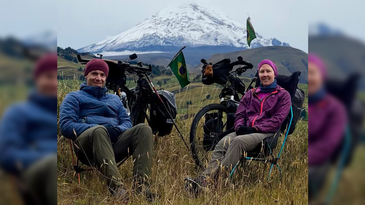 Casal do Paraná percorre 27 mil quilômetros de bicicleta e cruza a América do Ushuaia ao Alasca