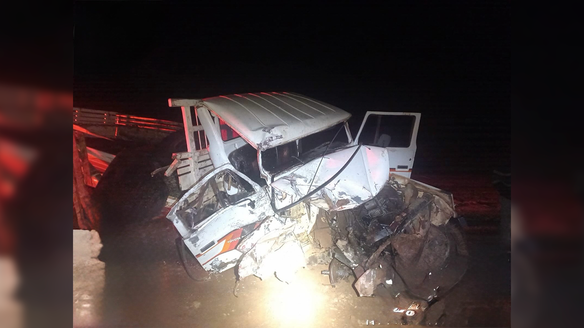 Colisão frontal na PR-466 deixa motorista gravemente ferido entre Pitanga e Boa Ventura de São Roque