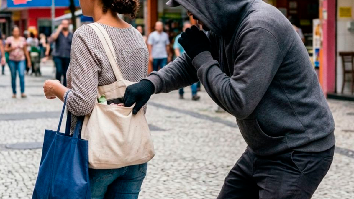Mulher sofre ferimento na cabeça ao ter bolsa arrancada por motociclista em Jandaia do Sul