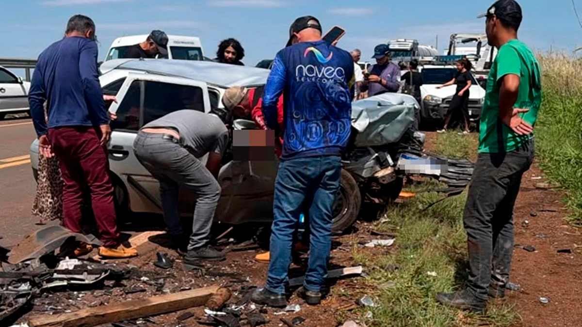 Grave acidente na BR-369 entre Jandaia do Sul e Bom Sucesso mobiliza helicópteros e equipes de resgate