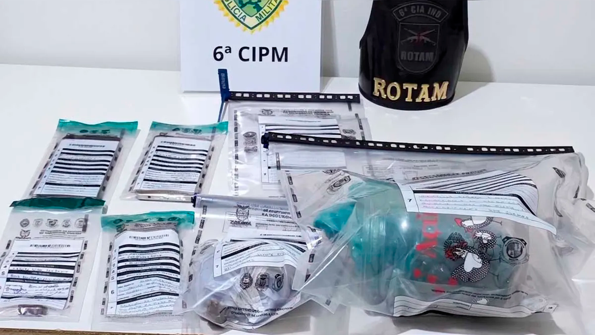 Rotam apreende drogas e munição após motorista tentar atropelar policial na PR-272 em Faxinal