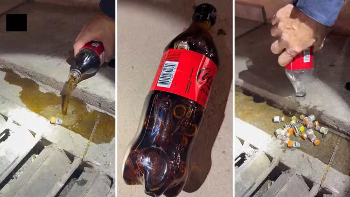 Receita Federal apreende emagrecedores contrabandeados dentro de garrafa de refrigerante na BR-277 em Irati