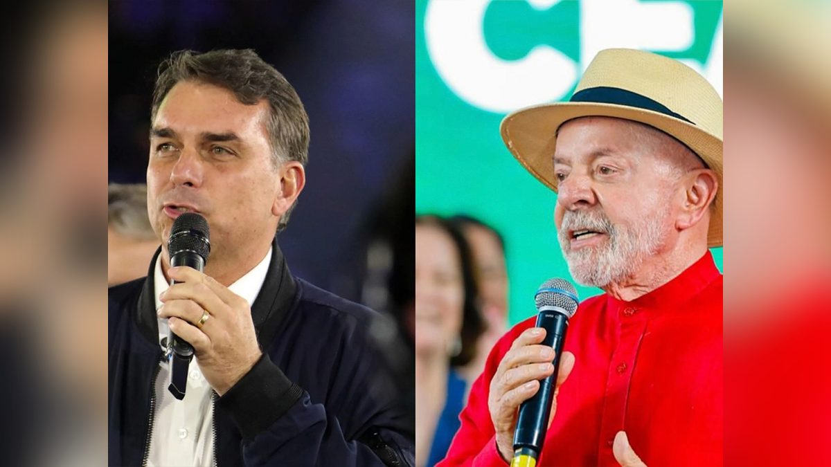 Lula e Flávio Bolsonaro confirmam presença no debate da Band neste domingo (18)