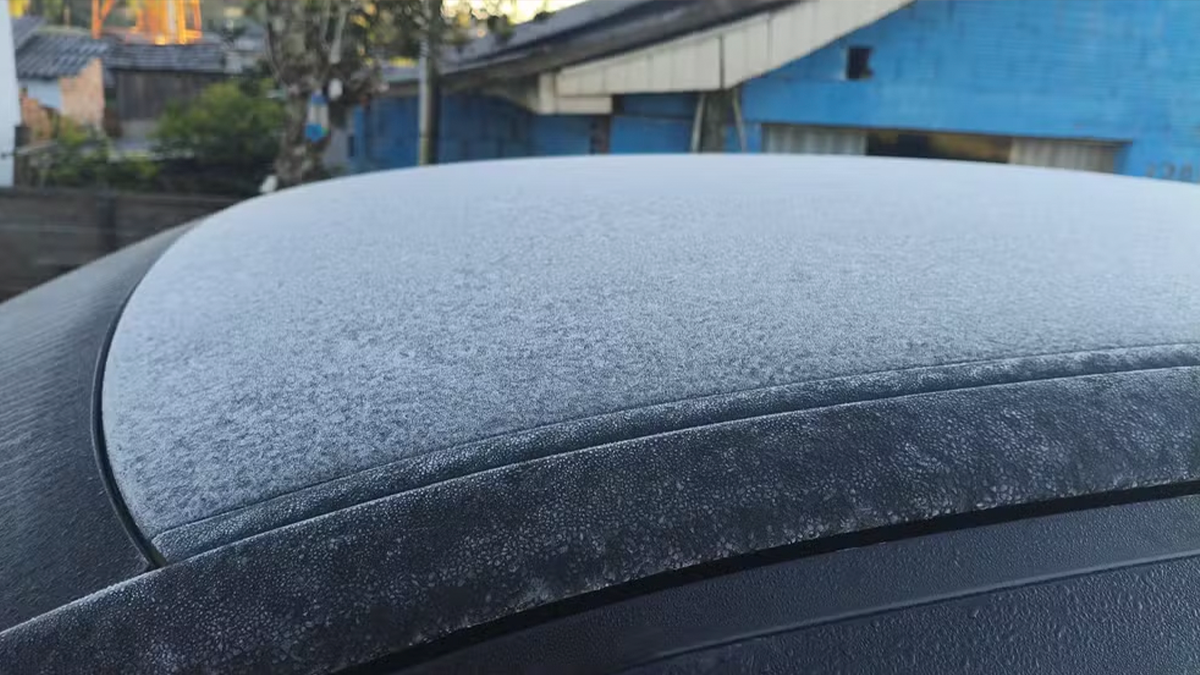 Paraná amanhece com geada e marcas perto de 0°C; cidades batem recorde de frio para outubro