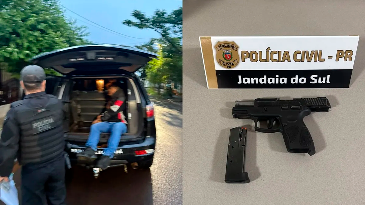 Polícia Civil prende dois suspeitos de matar motociclista a tiros na PR-369